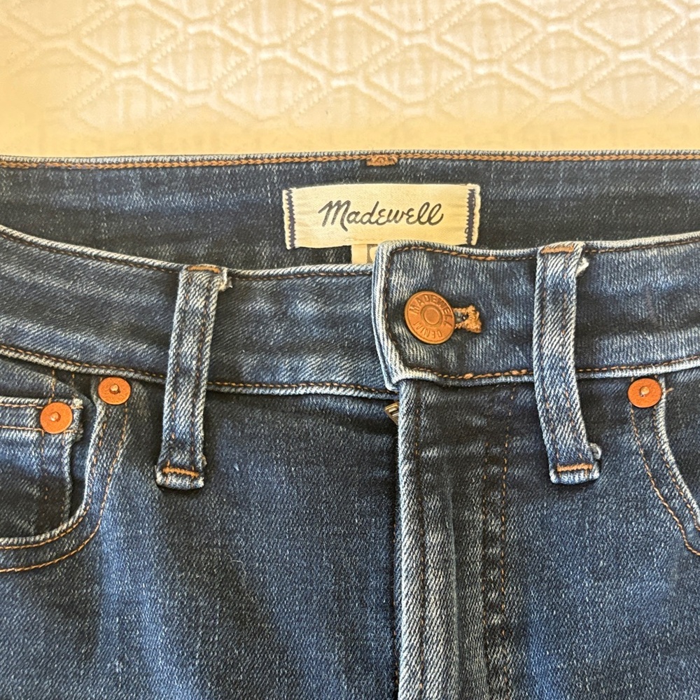 Madewell High Rise Indigo Jeans